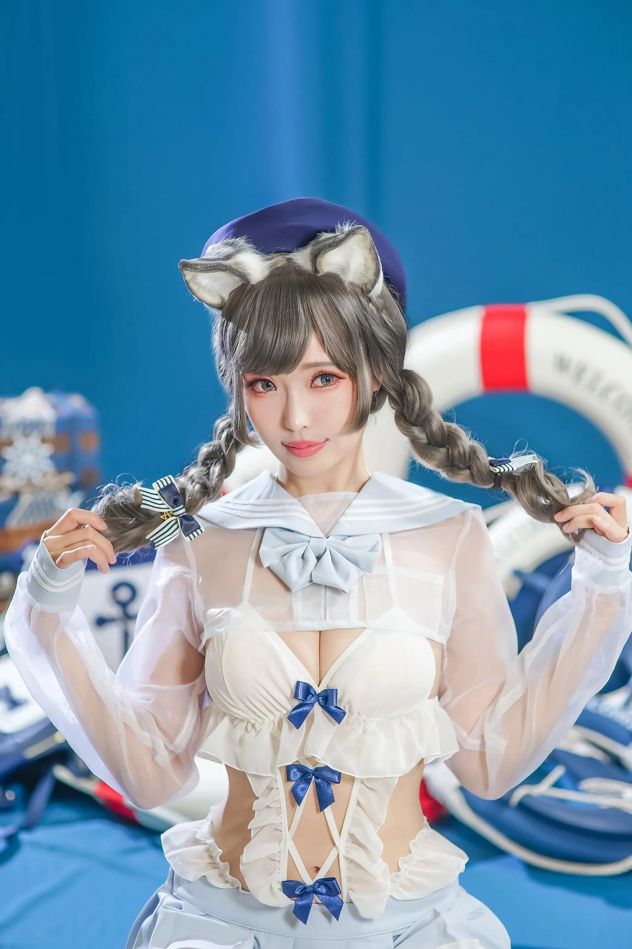 ElyEE子 – NO.49 灰太狼-泳圈 [21P]插图2